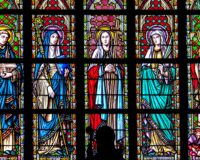 colorful stained glass