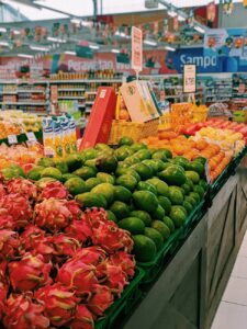 fruits in the supermarket